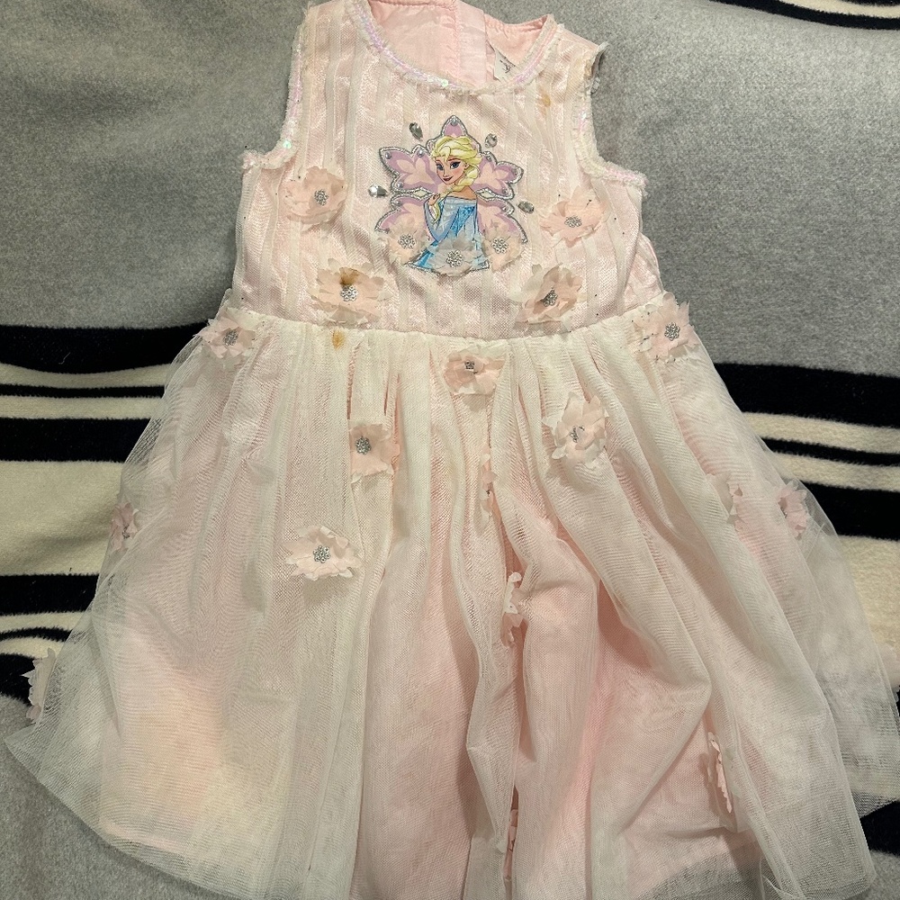 Disney Elsa Frozen Dress Size 5/6